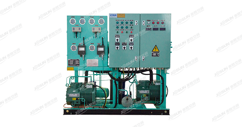 Water cooled modular refrigeration unit