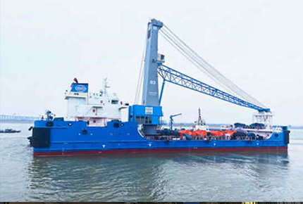 78 meter floating crane vessel