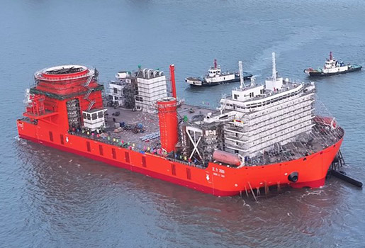 3500-ton self-propelled and self-elevating offshore wind turbine installation platform